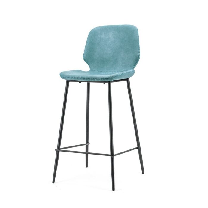 Bar chair Seashell low - blue