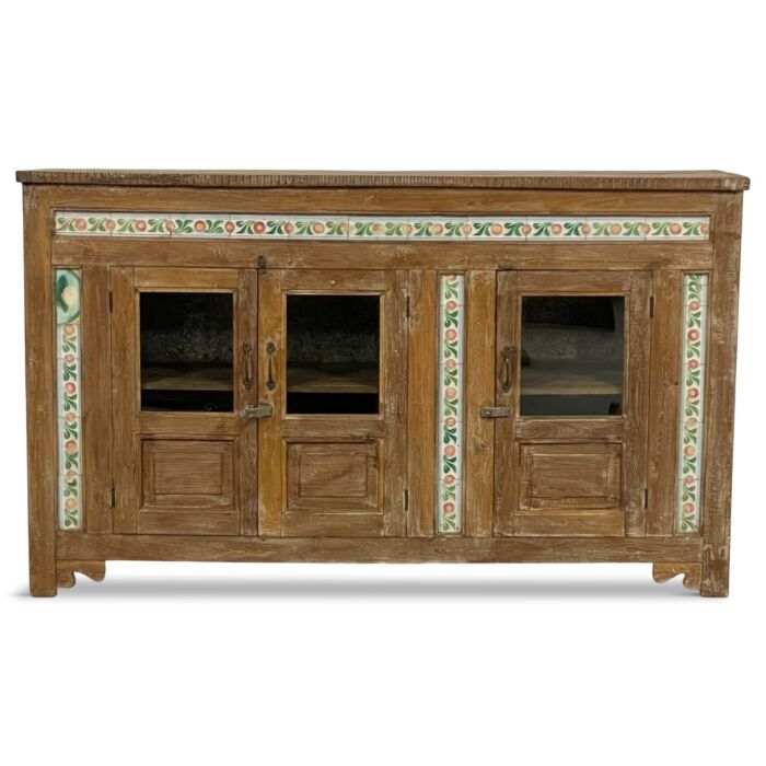 India Dressoir Hout Met Tegeltjes