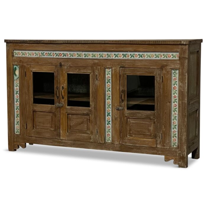 India Dressoir Hout Met Tegeltjes