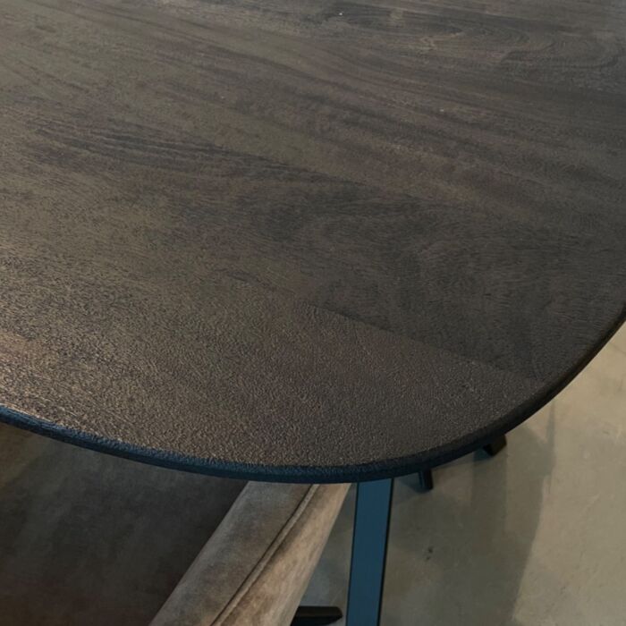 Eettafel Caval Mango Zwart Deens Ovaal