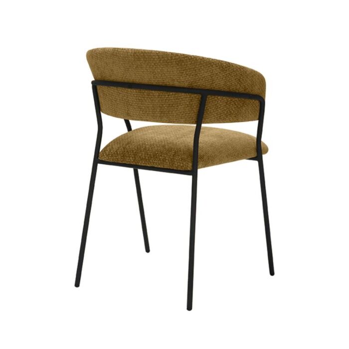 LABEL51 Eetkamerstoel Luuk Mustard Elite