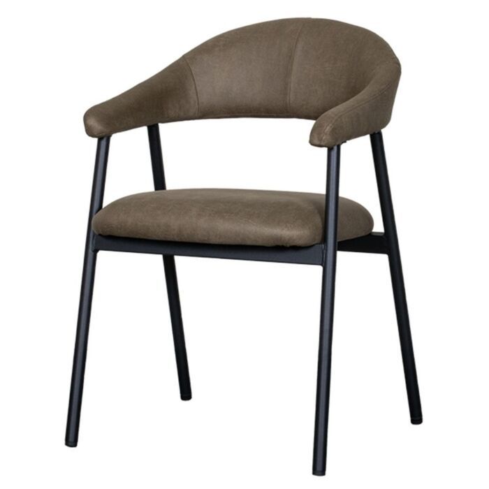 LABEL51 Eetkamerstoel Amaze Moss Micro Suede