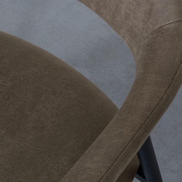 LABEL51 Eetkamerstoel Amaze Moss Micro Suede