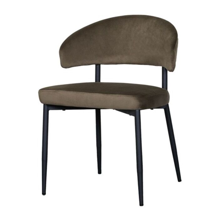 LABEL51 Eetkamerstoel Bliss Hunter Fluweel