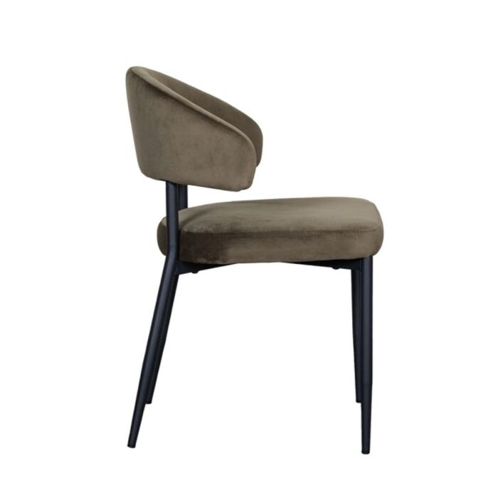 LABEL51 Eetkamerstoel Bliss Hunter Fluweel