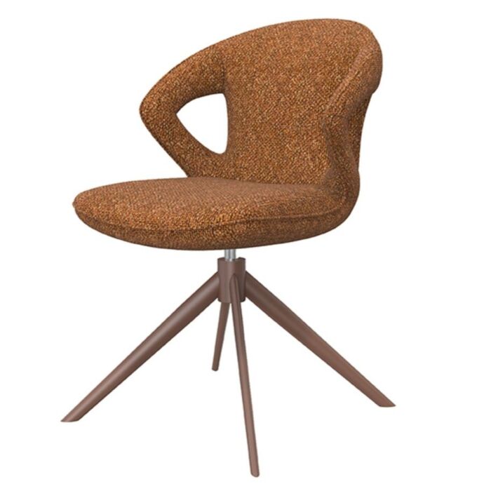 LABEL51 Eetkamerstoel Zurich Coral Royal Boucle