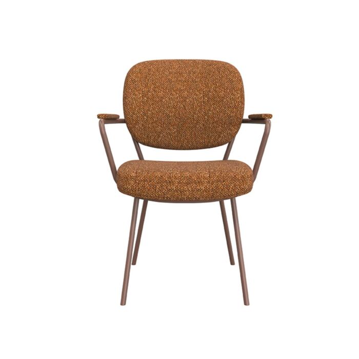 LABEL51 Eetkamerstoel Lausanne Coral Royal Boucle