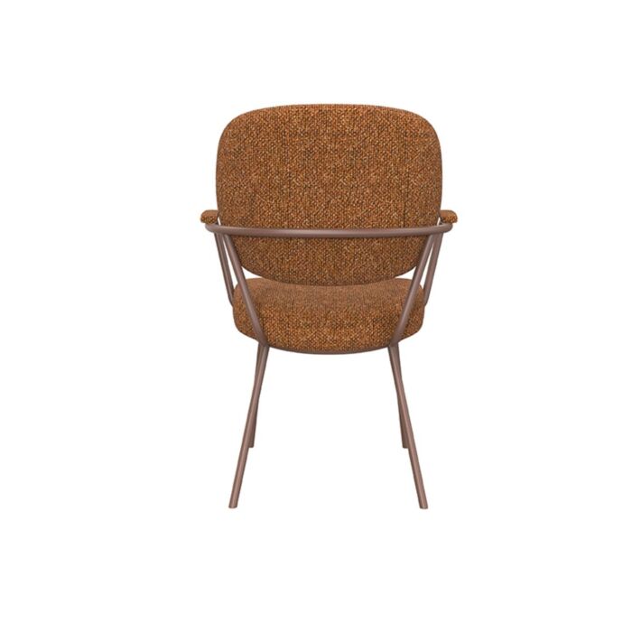 LABEL51 Eetkamerstoel Lausanne Coral Royal Boucle