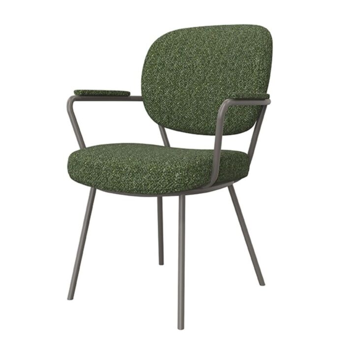 LABEL51 Eetkamerstoel Lausanne Forest Royal Boucle