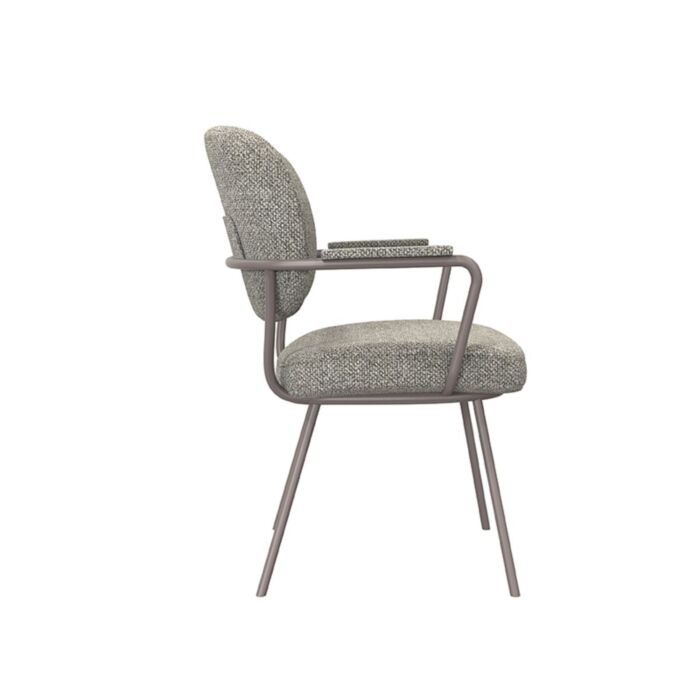 LABEL51 Eetkamerstoel Lausanne Mushroom Royal Boucle