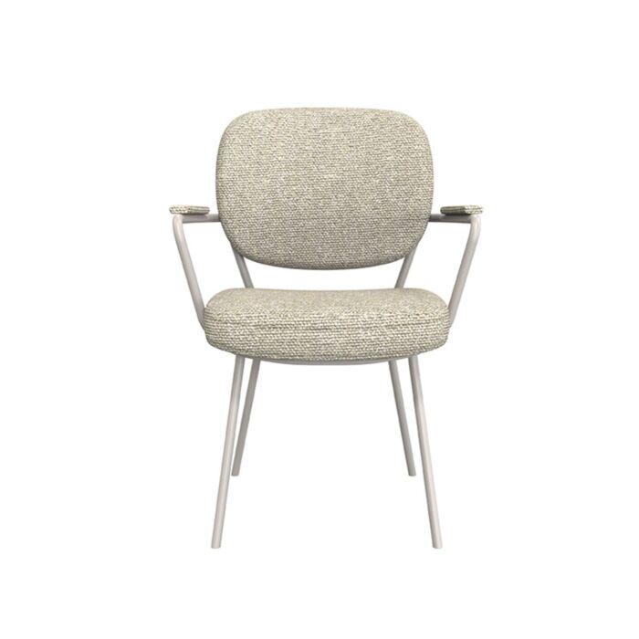 LABEL51 Eetkamerstoel Lausanne Naturel Royal Boucle Taupe