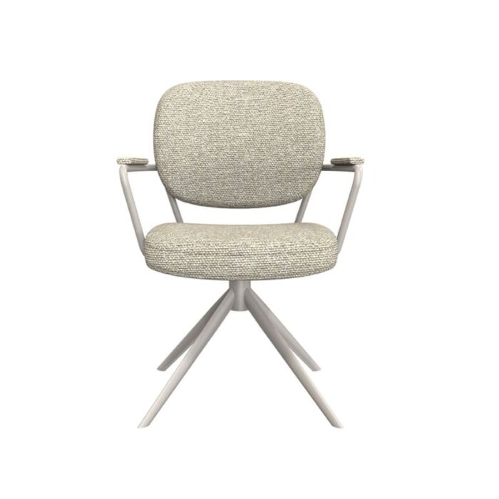 LABEL51 Eetkamerstoel Basel Naturel Royal Boucle Taupe