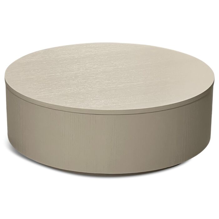 Salontafel Diamond Rond Ø85cm Taupe Eiken