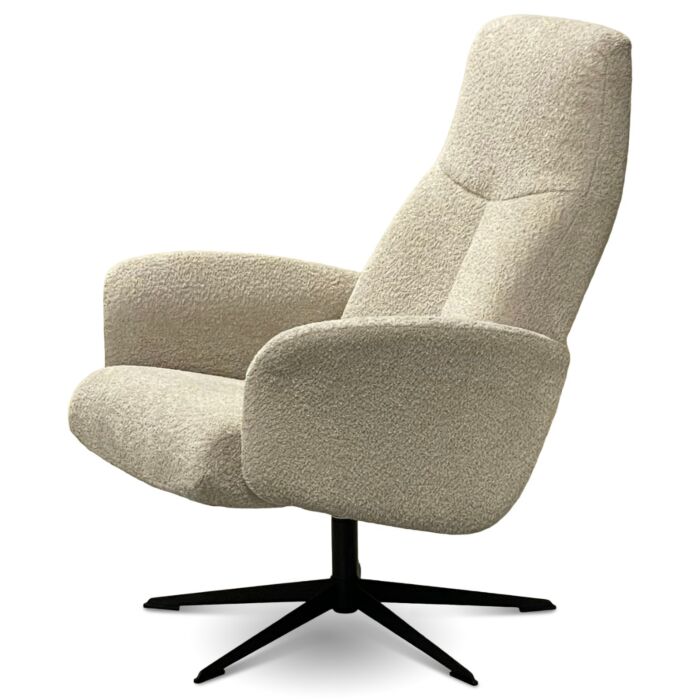 Fauteuil Rick Beige Bouclé