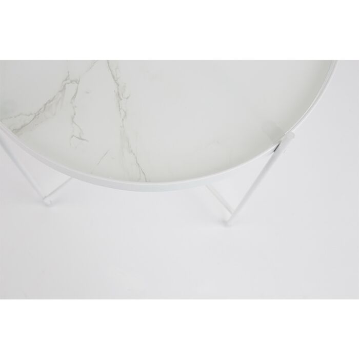 Zuiver Cupid Bijzettafel Marble White