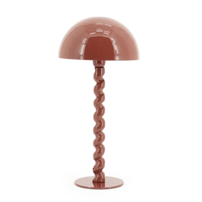 Table lamp Luox - coral red