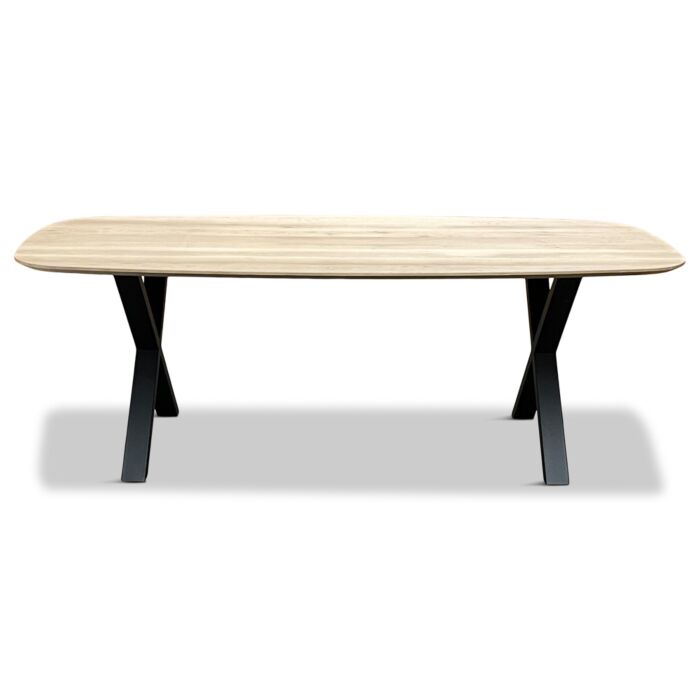Eikenhouten Eettafel Rinske X-Poot