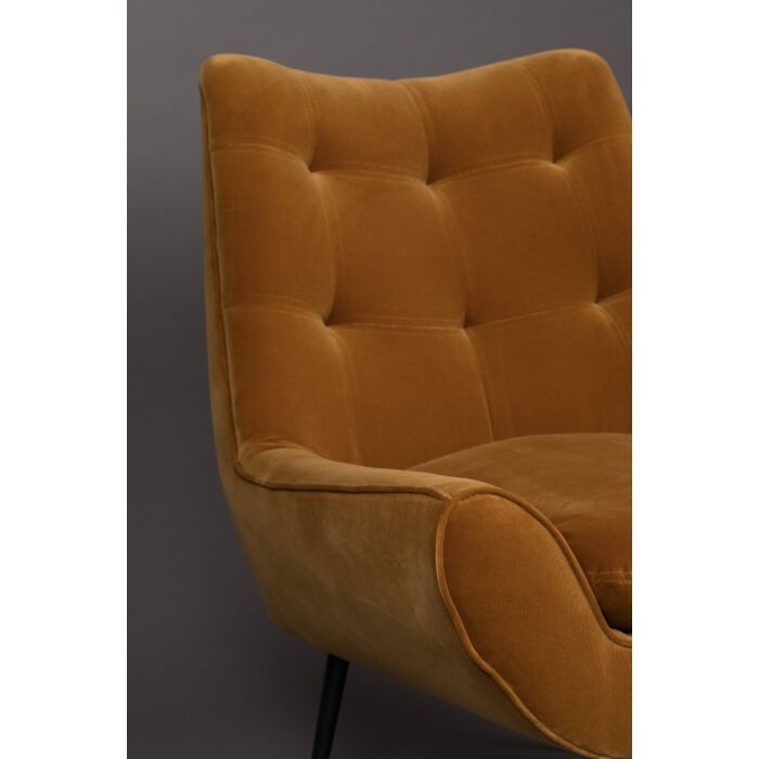 Dutchbone Lounge Chair Glodis Whiskey