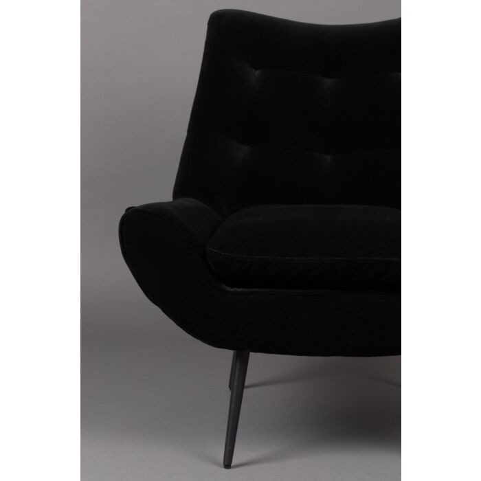 Dutchbone Lounge Chair Glodis Nero