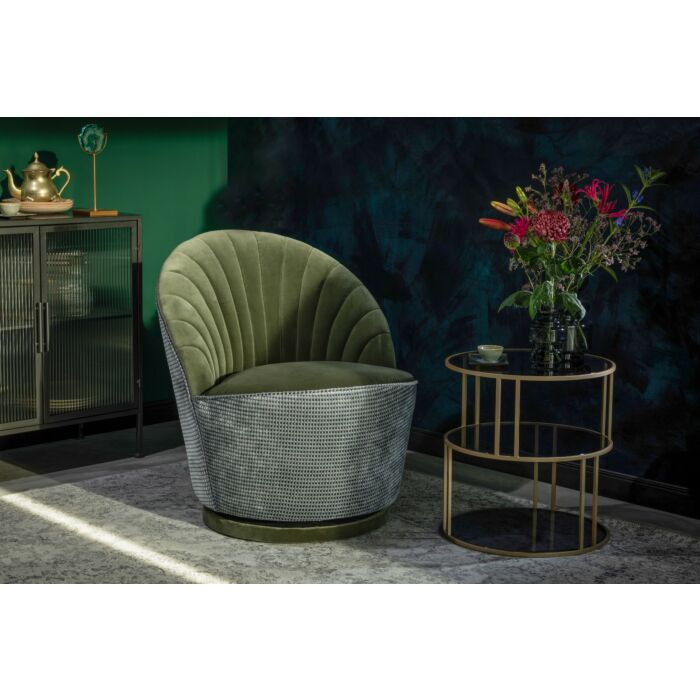 Dutchbone Lounge Chair Madison Olive