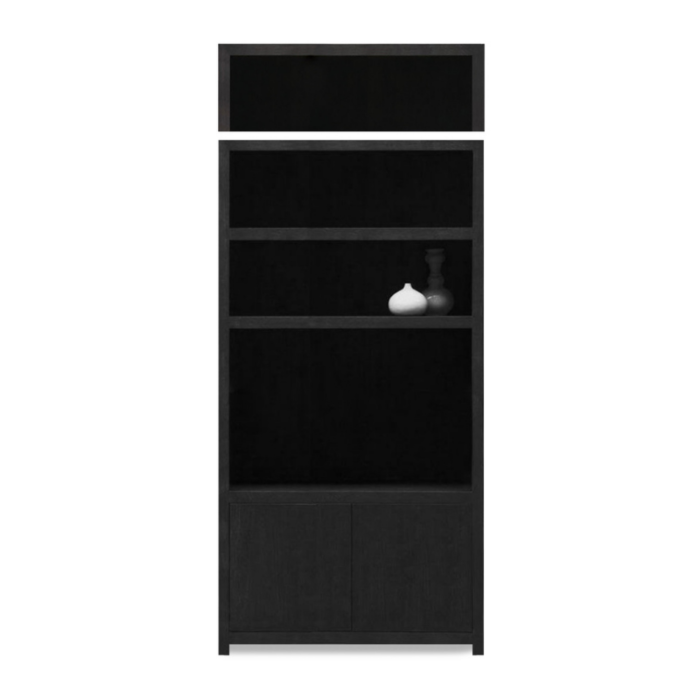 Boekenkastset Diamond 5 vaks + TV-meubel 120 cm