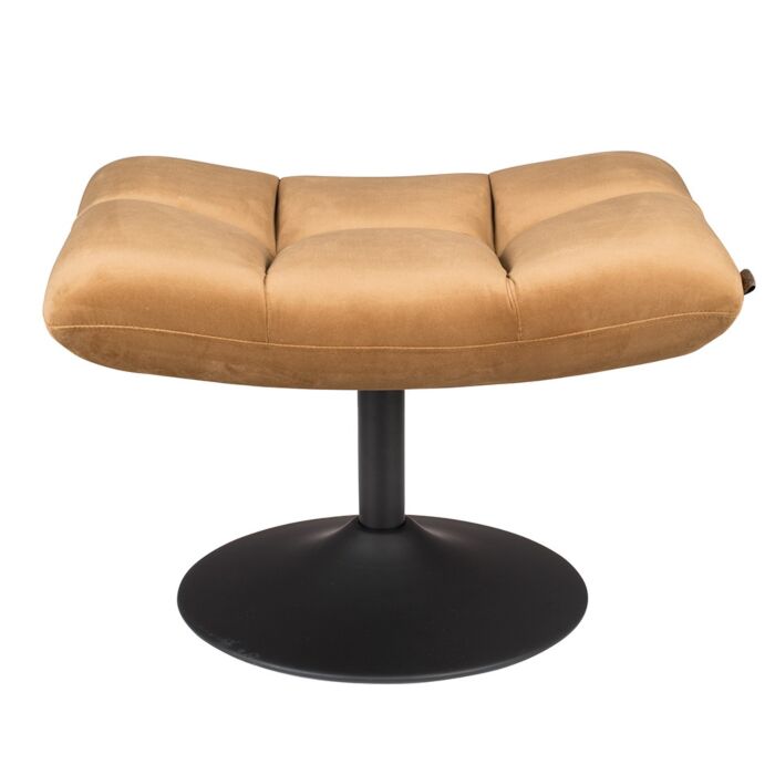 Dutchbone Hocker Bar Velvet Golden Brown