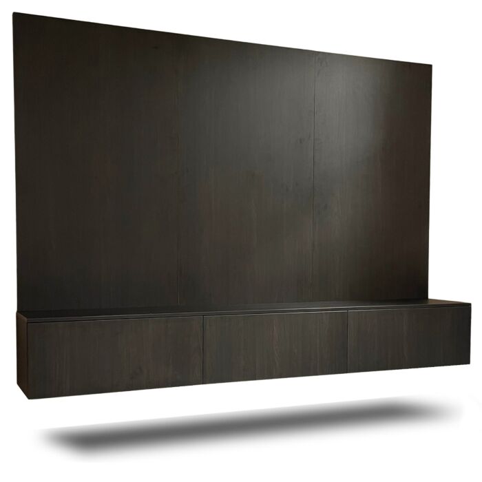 Cinewall Kopenhagen met TV-meubel Black/Brown