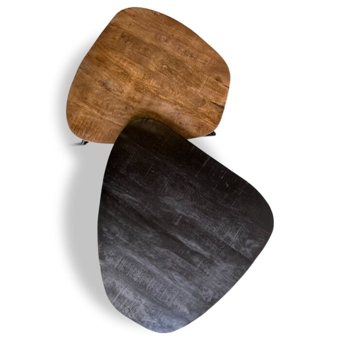 Organisch Salontafel mango set van 2 Plectrum 