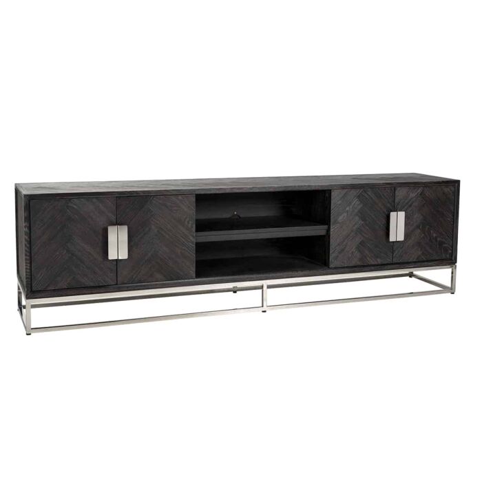 TV-dressoir Blackbone silver 4-deuren 220