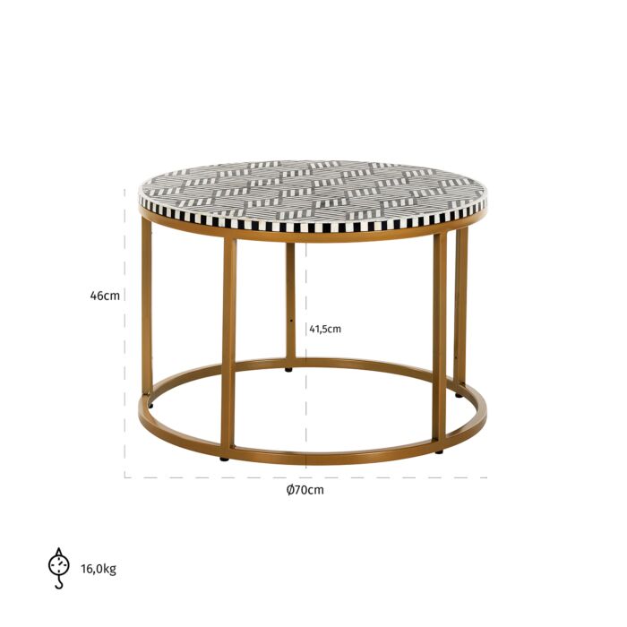 Salontafel Bliss 70Ø