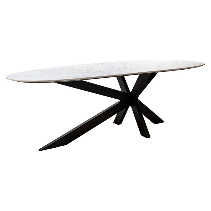 Eettafel Trocadero Wit Marmer