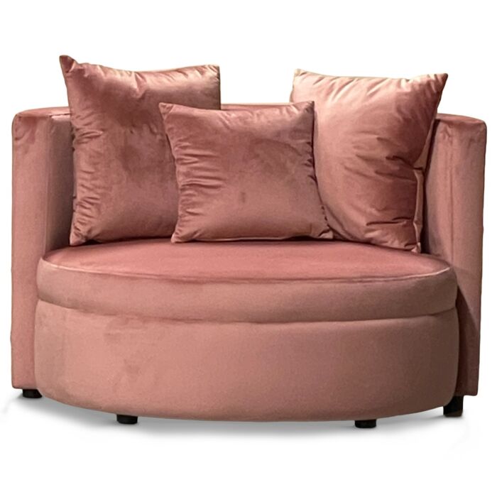 Luxe Lounge Fauteuil Vermont Roze Medium