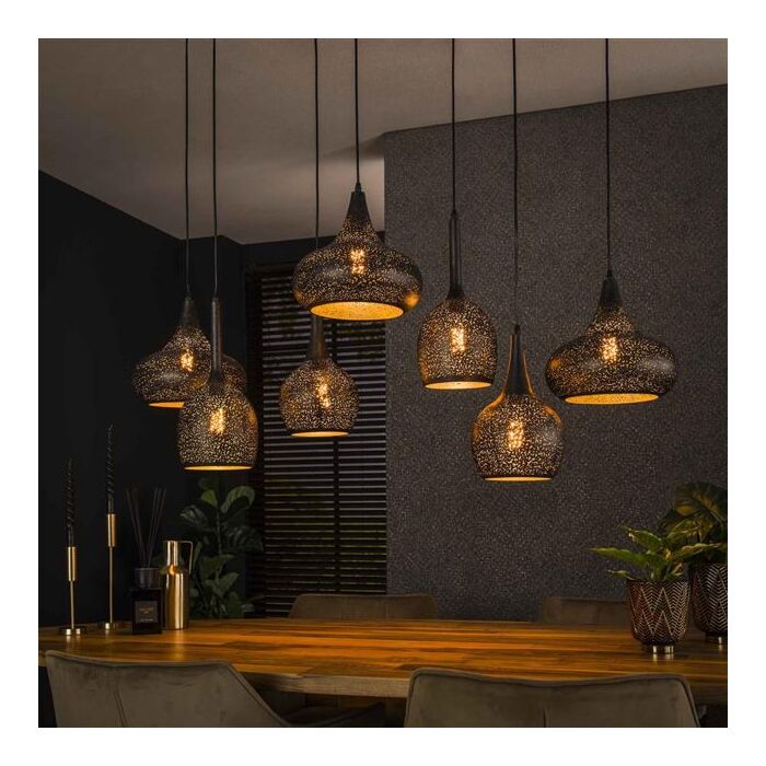 Hanglamp 4+3 zip
