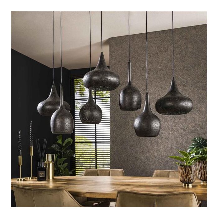Hanglamp 4+3 zip