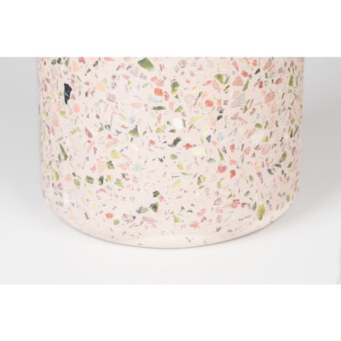 Zuiver Fajen Terrazzo Vaas Roze