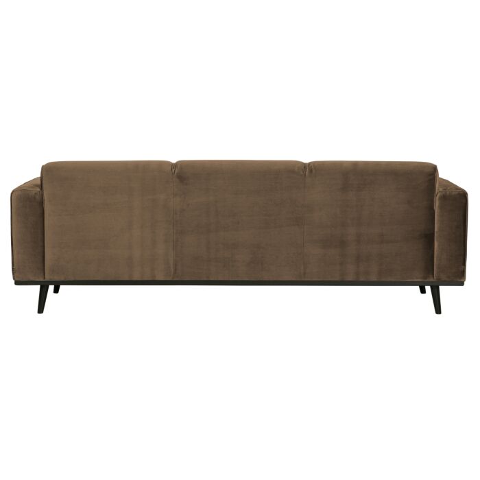 STATEMENT 3-ZITS BANK 230 CM FLUWEEL TAUPE