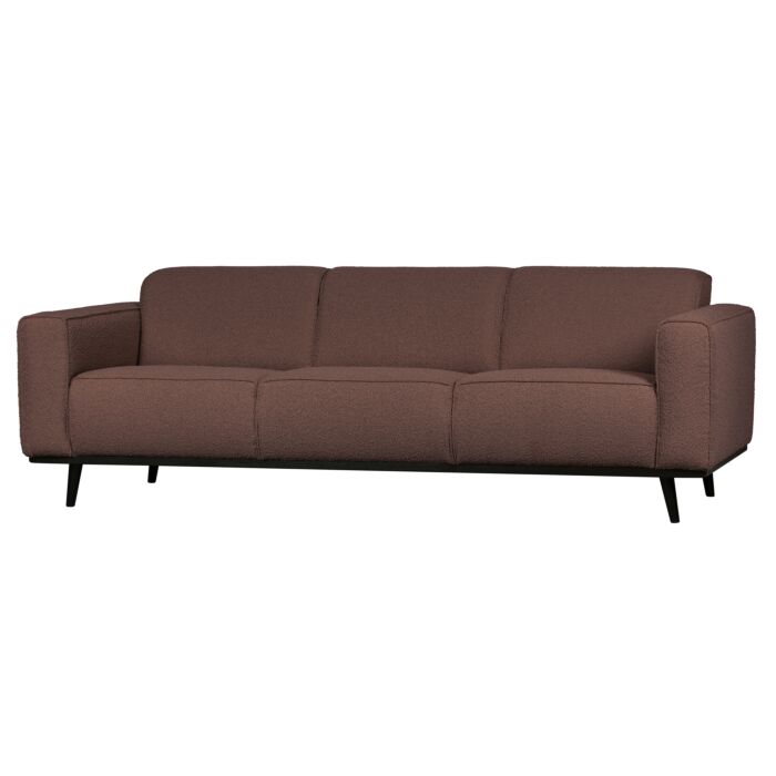 STATEMENT 3-ZITS BANK 230 CM BOUCLE COFFEE