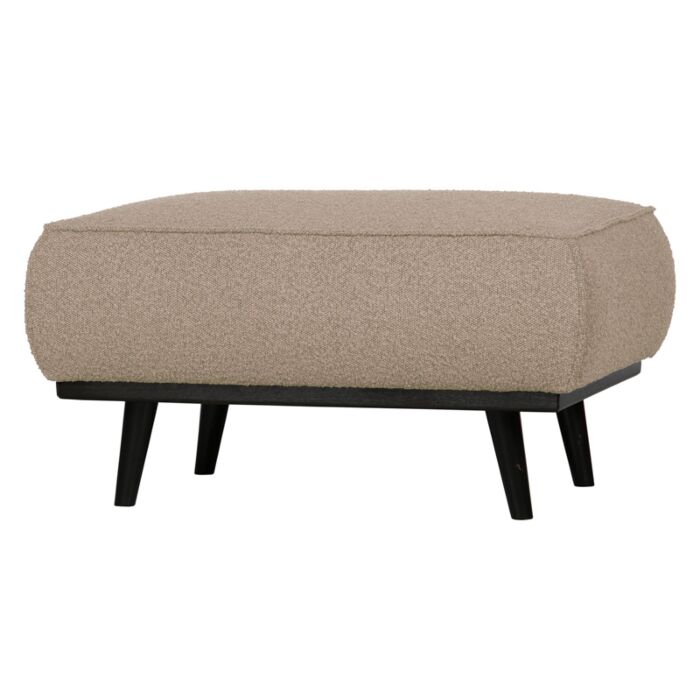 STATEMENT HOCKER BOUCLÉ BEIGE