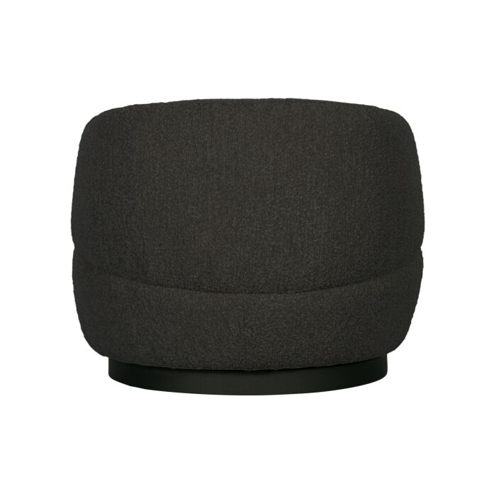WOOLLY DRAAIFAUTEUIL BOUCLE ANTRACIET