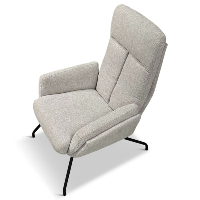 Fauteuil Naan Hoog Lichtgrijs