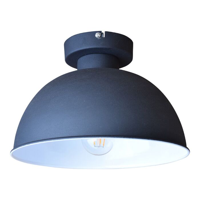 Plafondlamp Industrial Industrieel Vintage Black