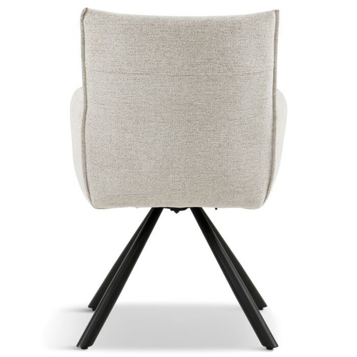 Eetkamerstoel Rome Draaibaar Beige