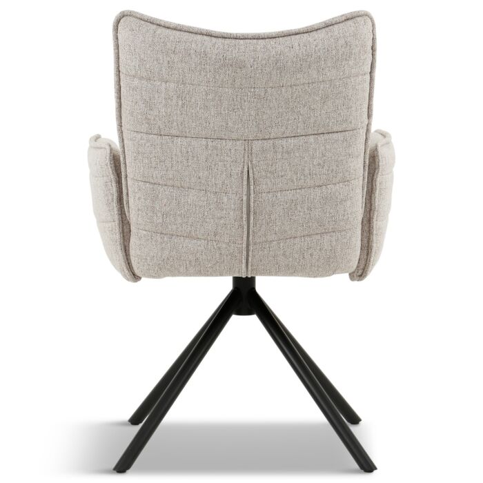 Eetkamerstoel Como Draaibaar Beige