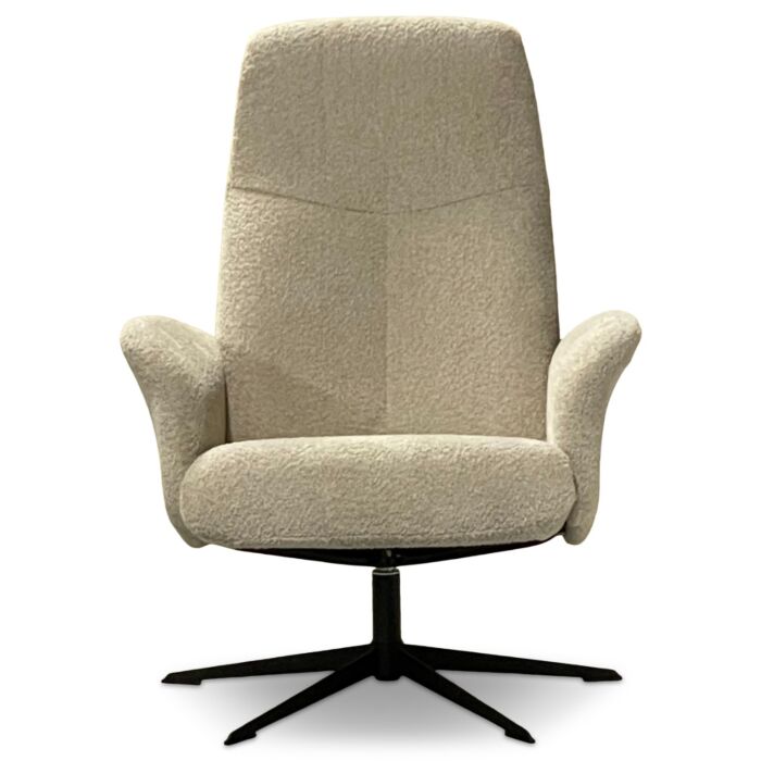 Fauteuil Rick Beige Bouclé