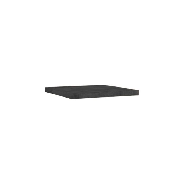 LABEL51 Eetkamertafel Tafelblad Straight Edge - Zwart - Mangohout - 70 cm Straight