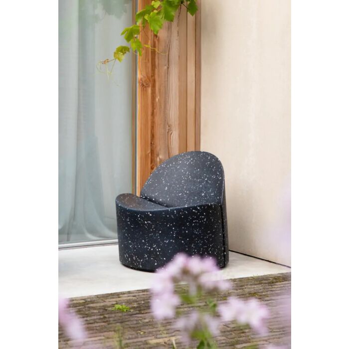 Zuiver Tuin Fauteuil Bloom Zwart Galaxy