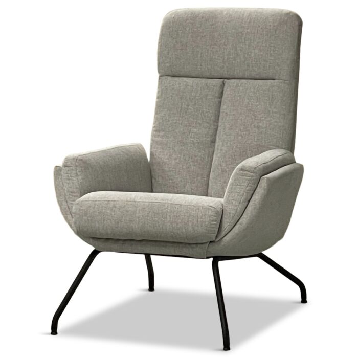 Fauteuil Naan Hoog Lichtgrijs