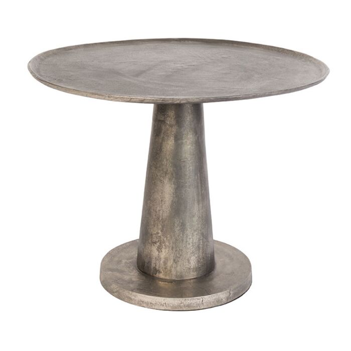 Dutchbone Bijzettafel Brute Nickel