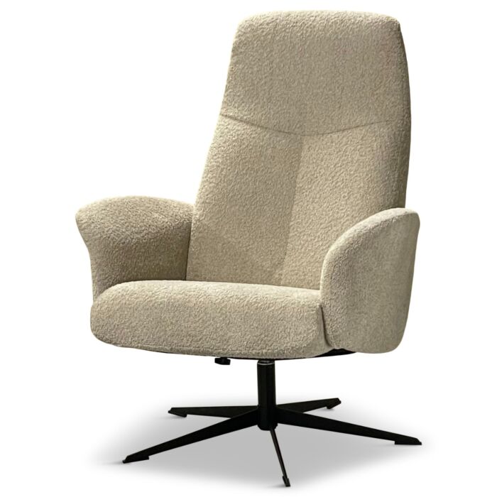 Fauteuil Rick Beige Bouclé