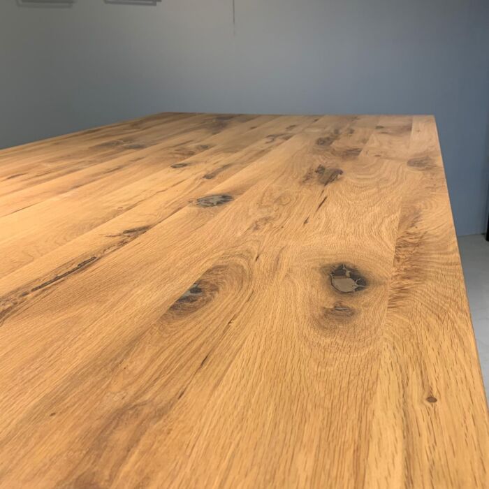 Eettafel Industrieel Eikenhout 